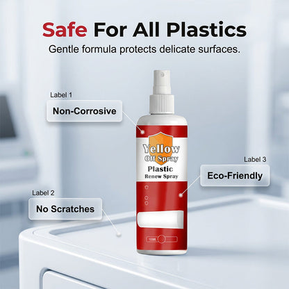 ✨🛠️ Spray renovador anti-amarelamento para plástico | Renova e protege as superfícies 💎
