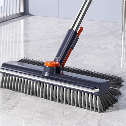 🧹 50% DE DESCONTO – Escova 3 em 1 para Pisos com Cabo Longo | Limpeza pesada, alcança cantos & ergonômica
